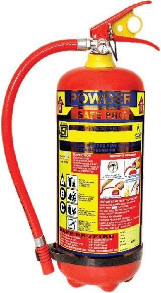 Buy Eco Fire Abc Dry Powder Type Fire Extinguisher Isi Mark With Wall Mount  Hook, 4 Kg Online at Best Prices in India - JioMart.