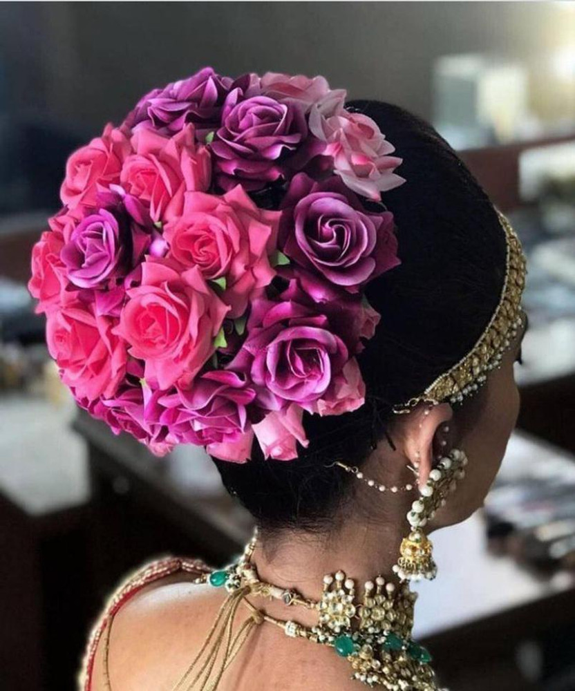 Hair on sale bun bridal