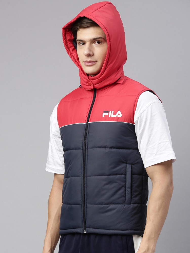 FILA Half Sleeve Colorblock Men Jacket Buy FILA Half Sleeve