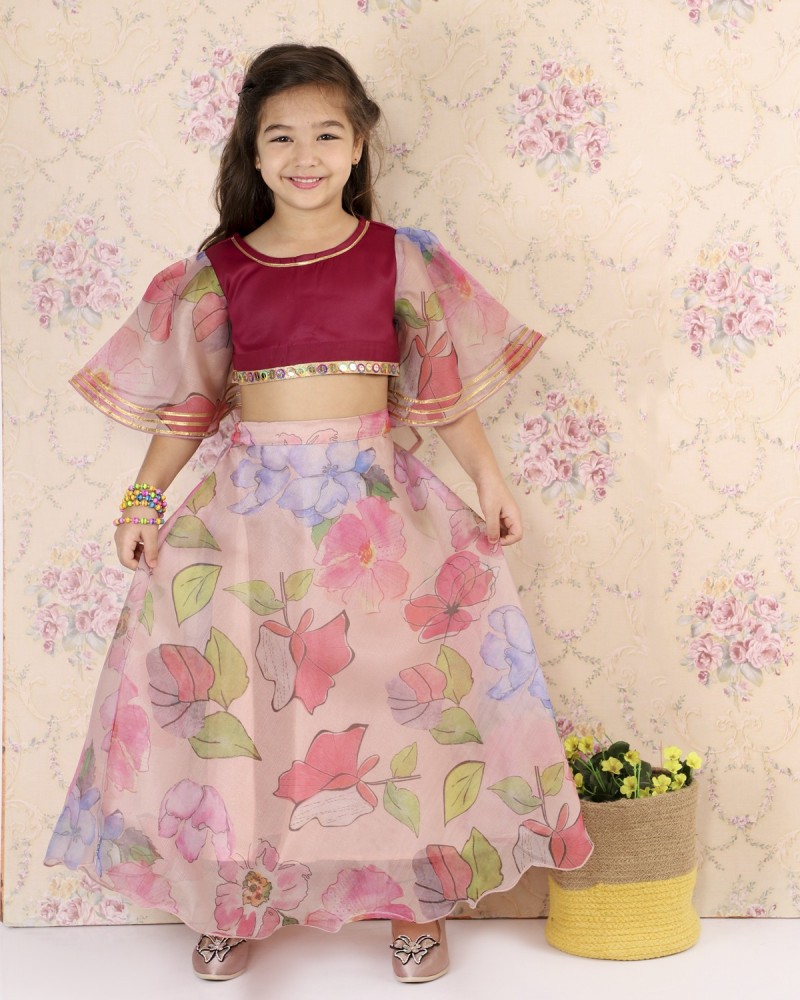 Flipkart kidswear outlet girl lehenga