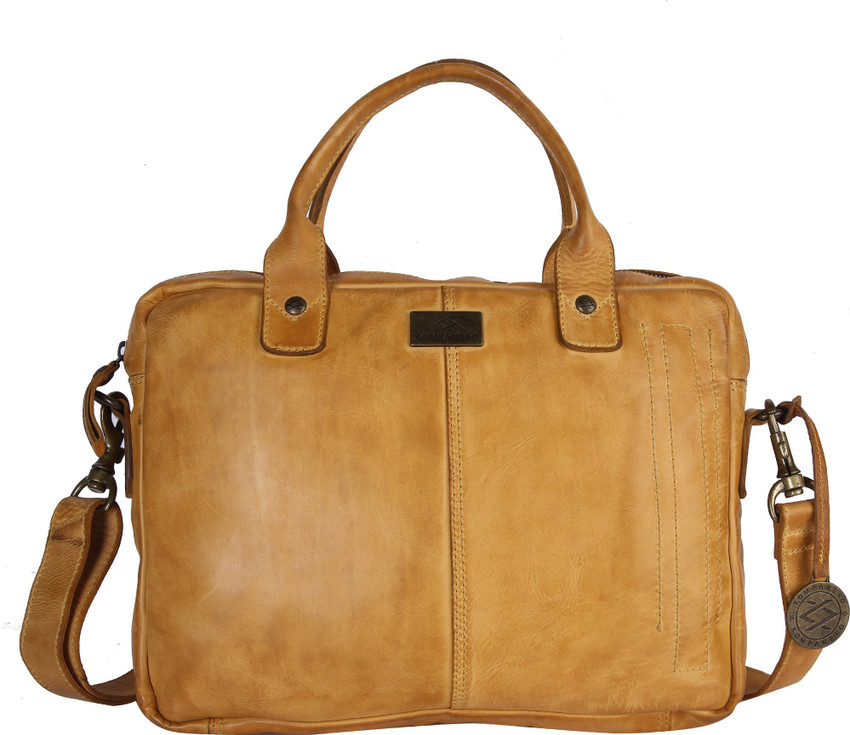 17.3 inch laptop top leather messenger bag