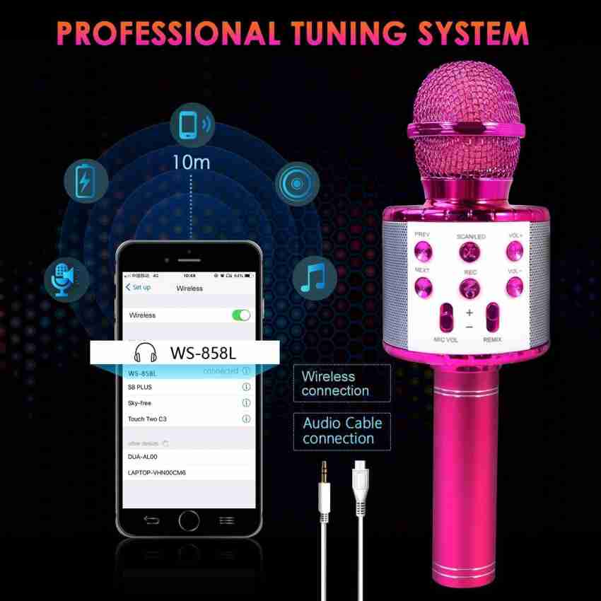 G2L GOOD QUALITY Handheld Bluetooth Microphone-Kids Birthday Wireless Mic  Singing Microphone - G2L 