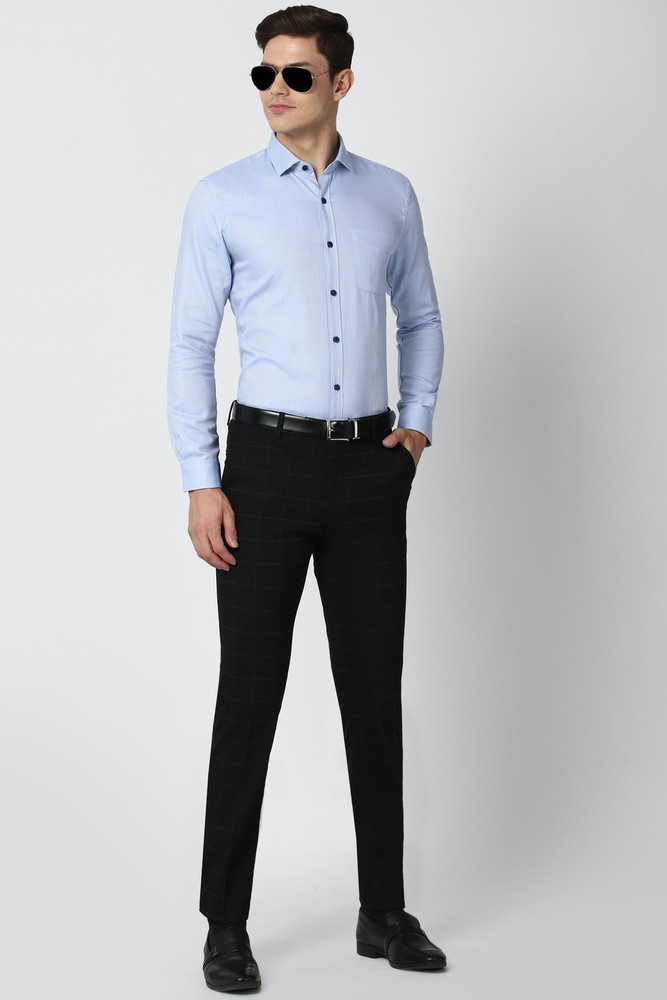 Peter England Men Formal Trousers - KAPADAA.COM
