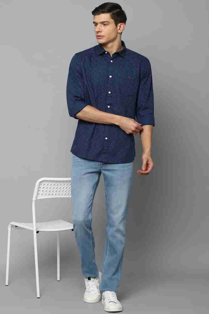 Louis philippe denim shirts on sale
