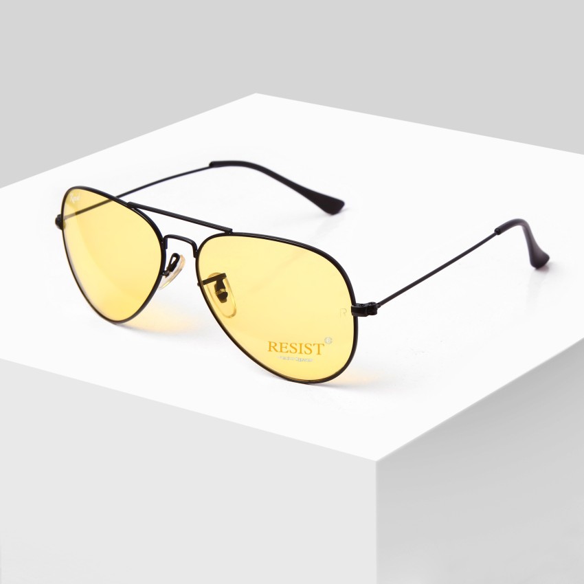 Buy R Resist Aviator Sunglasses Yellow For Men & Women Online @ Best Prices  in India