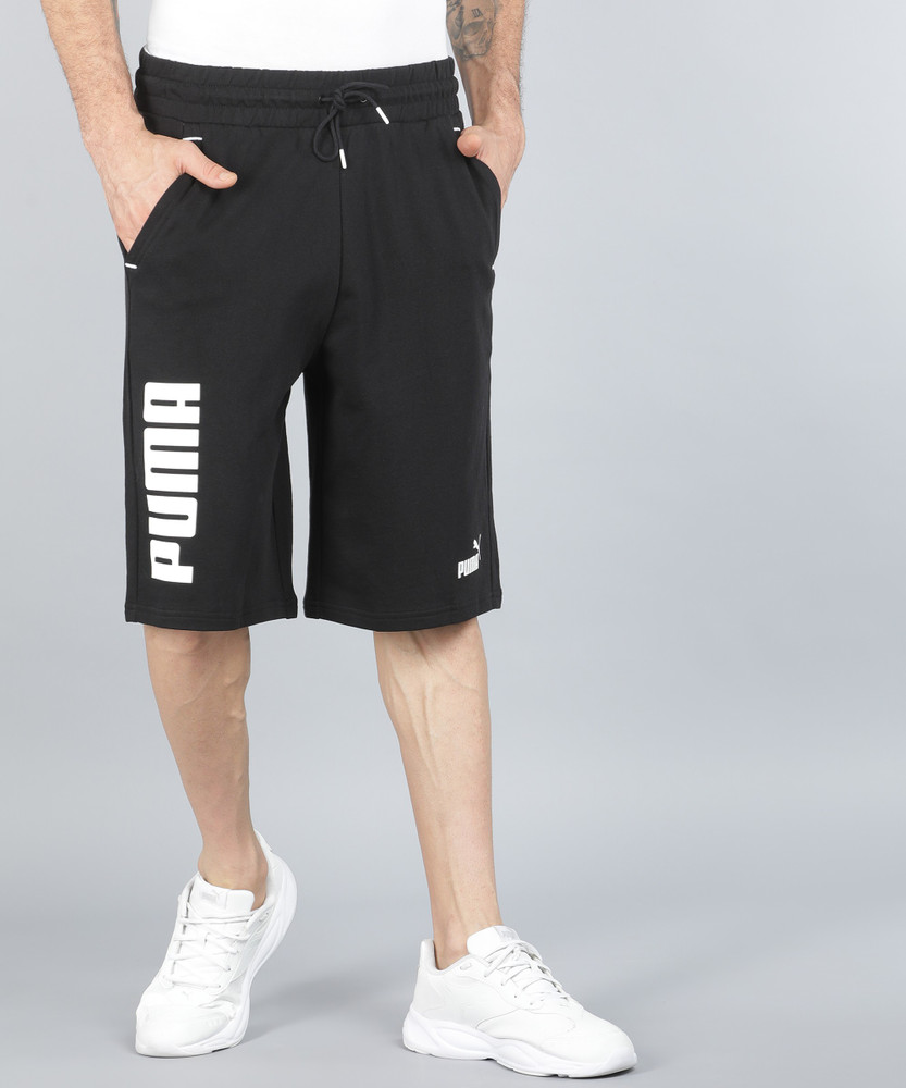 Puma black on sale shorts mens
