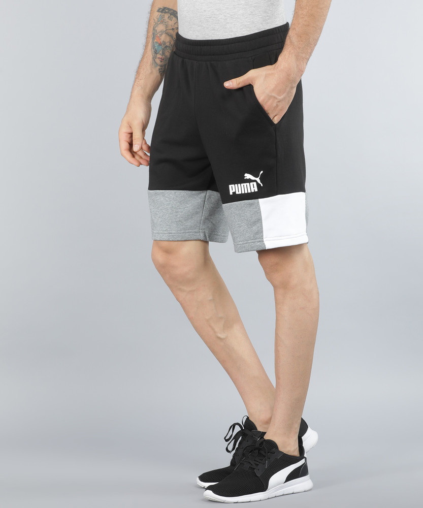 PUMA Color Block Men Black Running Shorts Buy PUMA Color Block