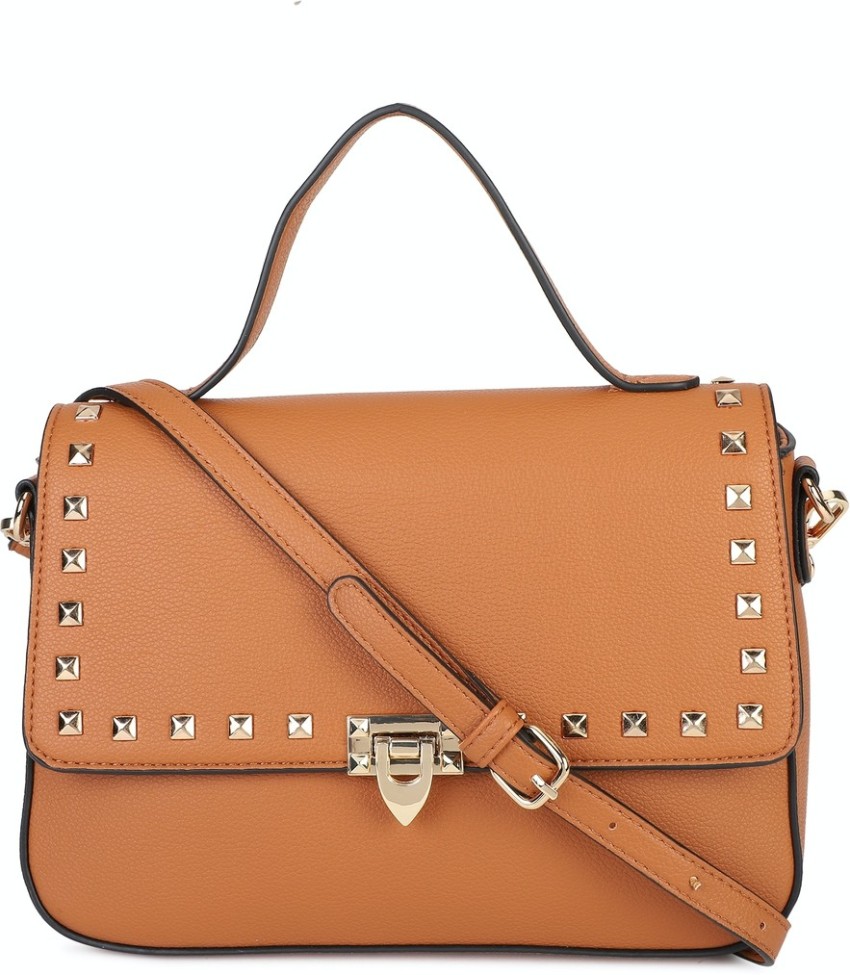 allen solly brown sling bag