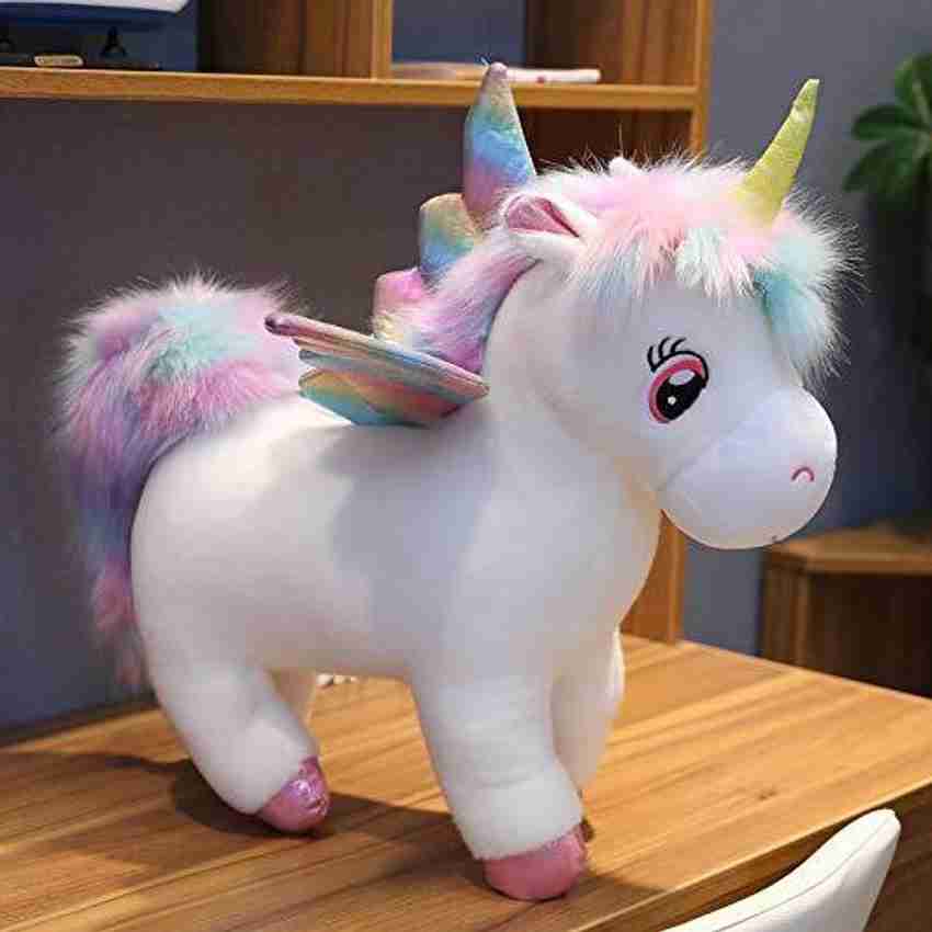 Rainbow unicorn shop plush toy