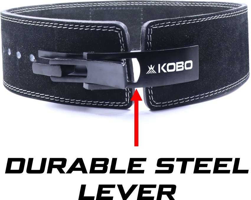 KOBO Leather Power Lifting Lever Belt Back / Lumbar Support - Buy