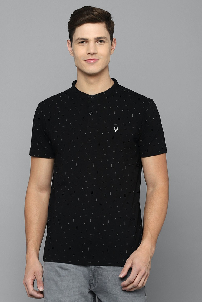 Allen solly chinese collar shirts on sale