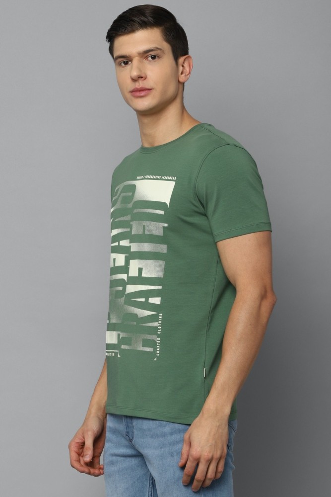 Buy Louis Philippe Beige T-shirt Online - 588105