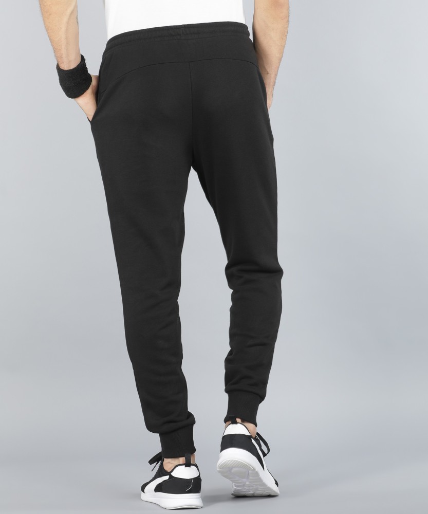 PUMA Essentials Fleece Pants Solid Men Black Track Pants