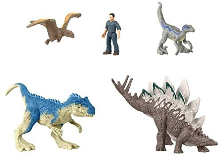 Jurassic World Dominion Mini Figures Themed Pack of 5 Movie