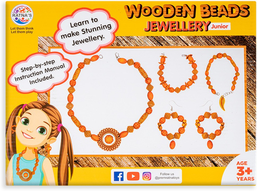 Wooden jewellery making kit sales