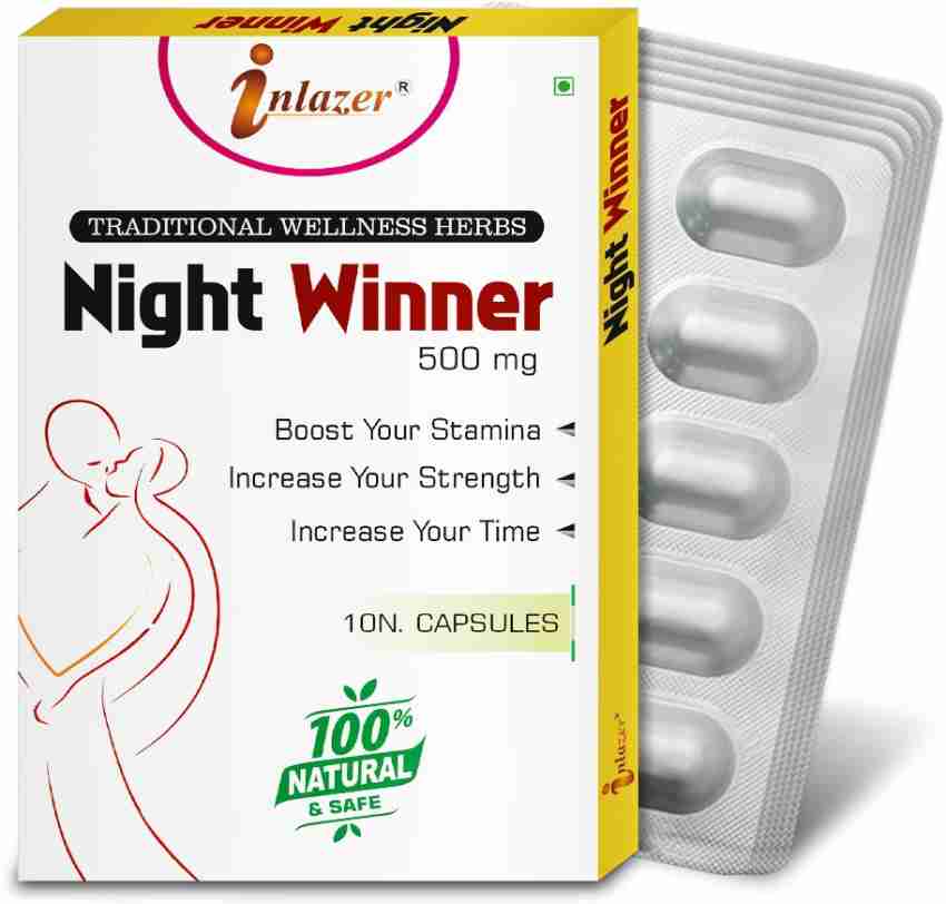 inlazer Night Winner Sexual Formulation For Intensity Fast Acting