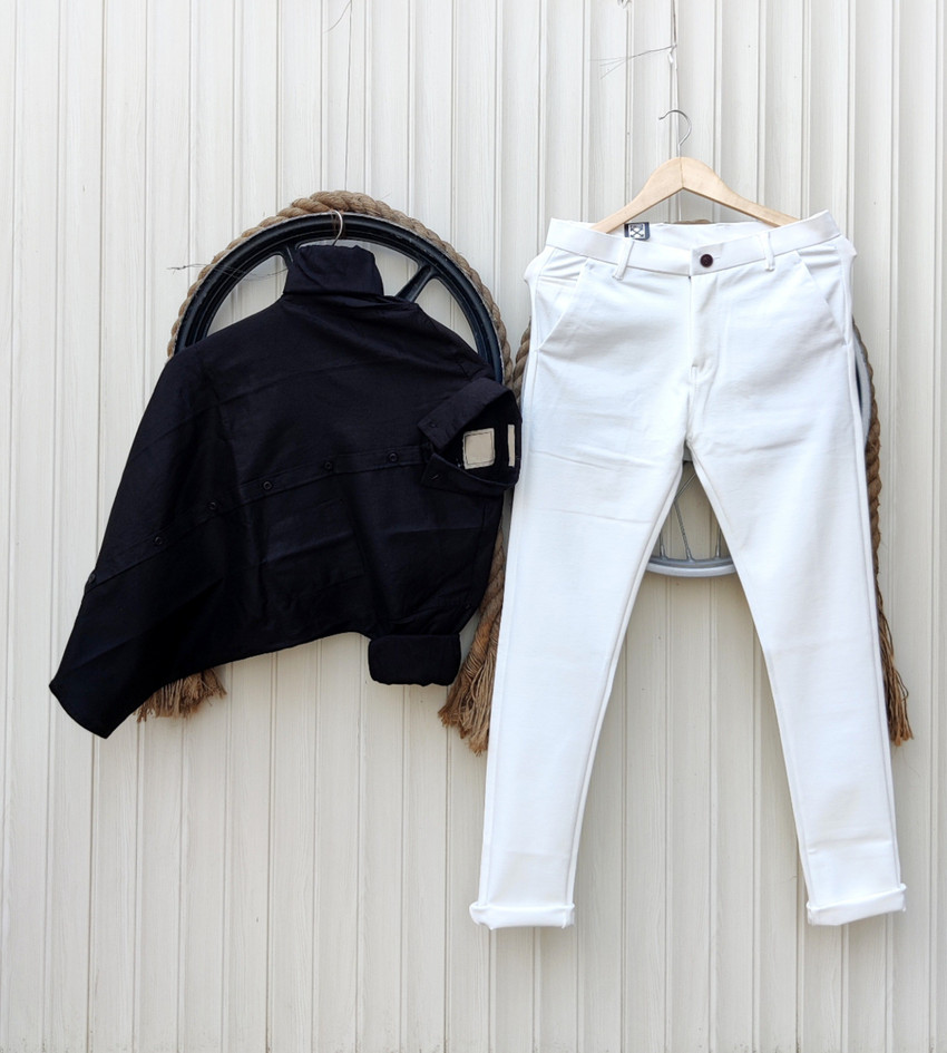 Shirt trouser with top jacket