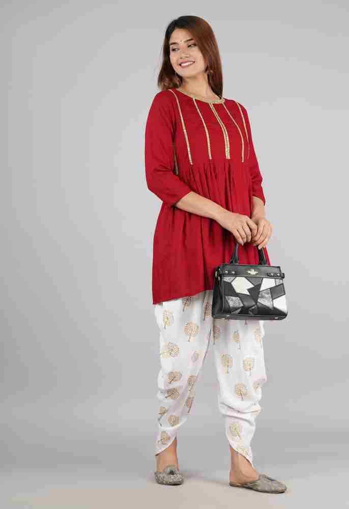 Dhoti kurti design best sale 2019