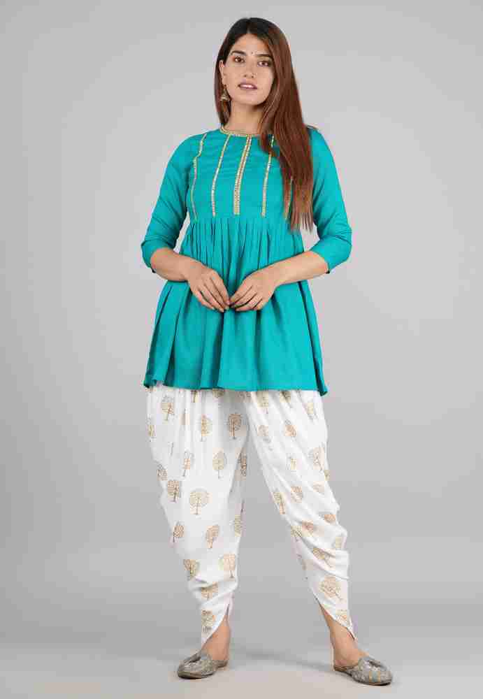 TFP Women Kurta Dhoti Pant Set Buy TFP Women Kurta Dhoti Pant