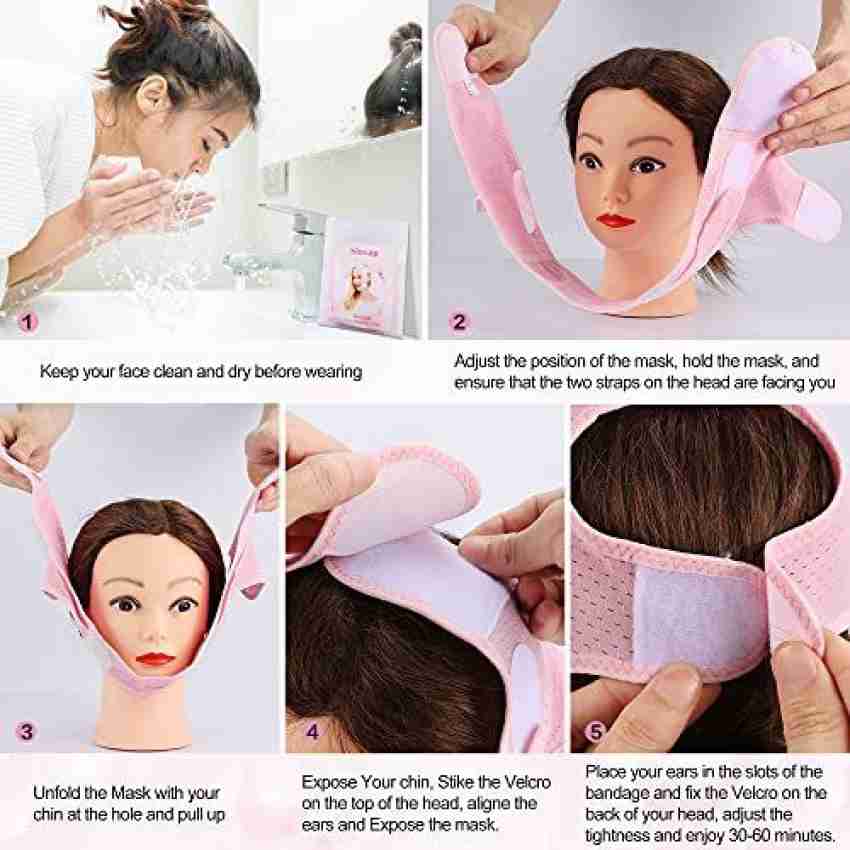 SLOSAP Reusable Face Slimming Strap Double Chin Reducer, V Line Lifting  Mask Chin Face Shaping Mask Price in India - Buy SLOSAP Reusable Face  Slimming Strap Double Chin Reducer, V Line Lifting