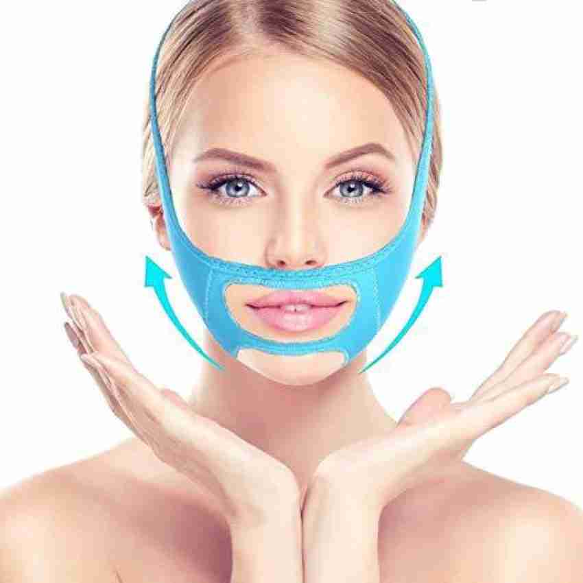 ANGGREK Double Chin Reducer - Face Bandage Belt Neck Line Face Lift Slim V  Contour Face Face Shaping Mask Price in India - Buy ANGGREK Double Chin  Reducer - Face Bandage Belt