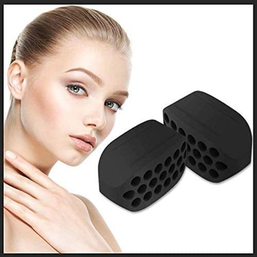 XBY-US Jawline Exerciser for Men & Women,3 Resistance Levels (6pcs)  Silicone Jaw Exerciser Tablet,Powerful Jaw Trainer & Face Exerciser,Slims  &Tones the Face, Black