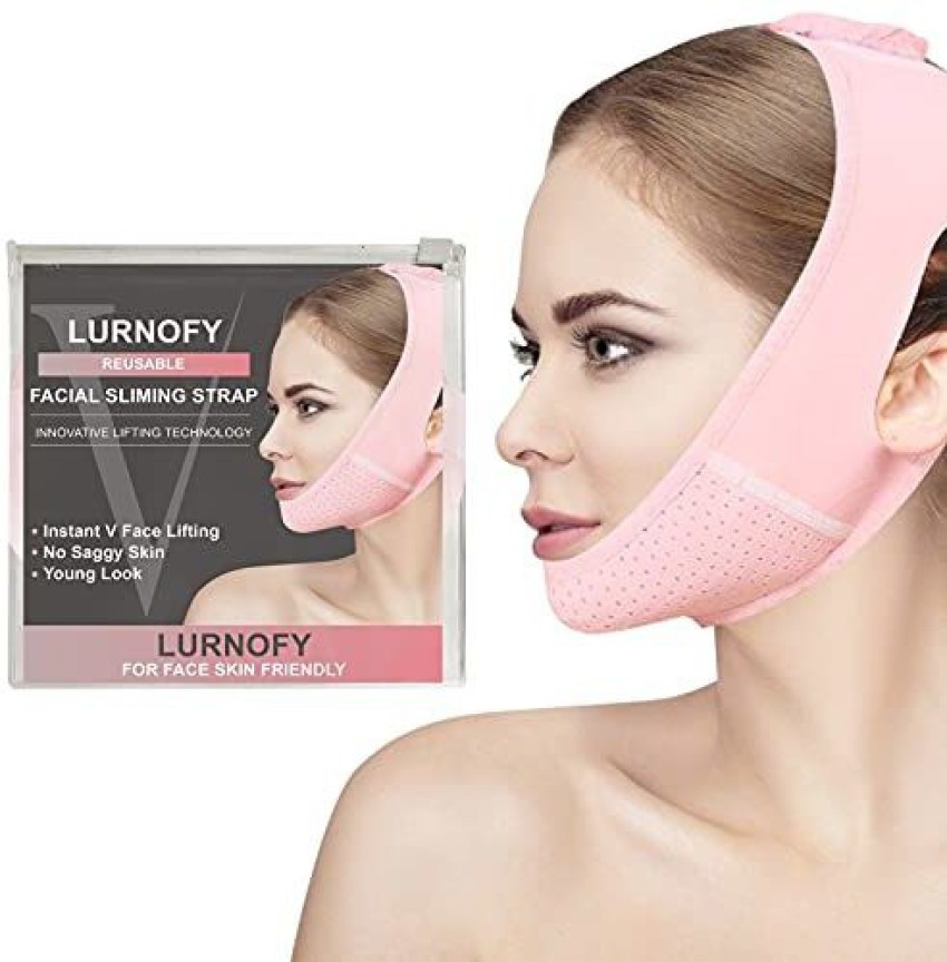 LURNOFY Double Chin Reducer Face Slimming Strap Reusable Face Lifting Belt  for Women Face Shaping Mask Price in India - Buy LURNOFY Double Chin  Reducer Face Slimming Strap Reusable Face Lifting Belt
