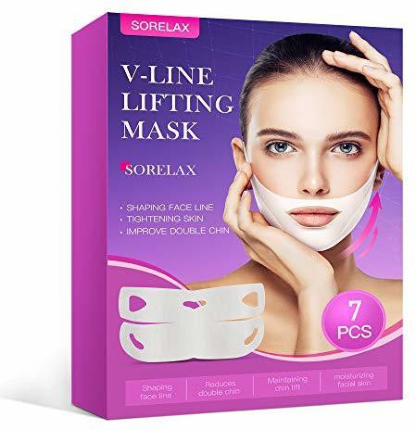 SORELAX V Line Lifting Mask Chin Up Patch (7pcs),Face Lift Mask