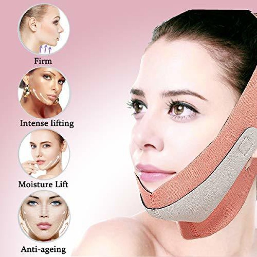 V Line Face Slimming Double Chin Reducer Mask Lifting Belt Anti-Wrinkle  Chin
