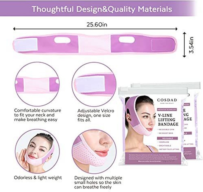 COSDAD Double Chin Reducer Chin Strap Face Slimming Strap Face Slimmer  Shaper Face Shaping Mask Price in India - Buy COSDAD Double Chin Reducer  Chin Strap Face Slimming Strap Face Slimmer Shaper