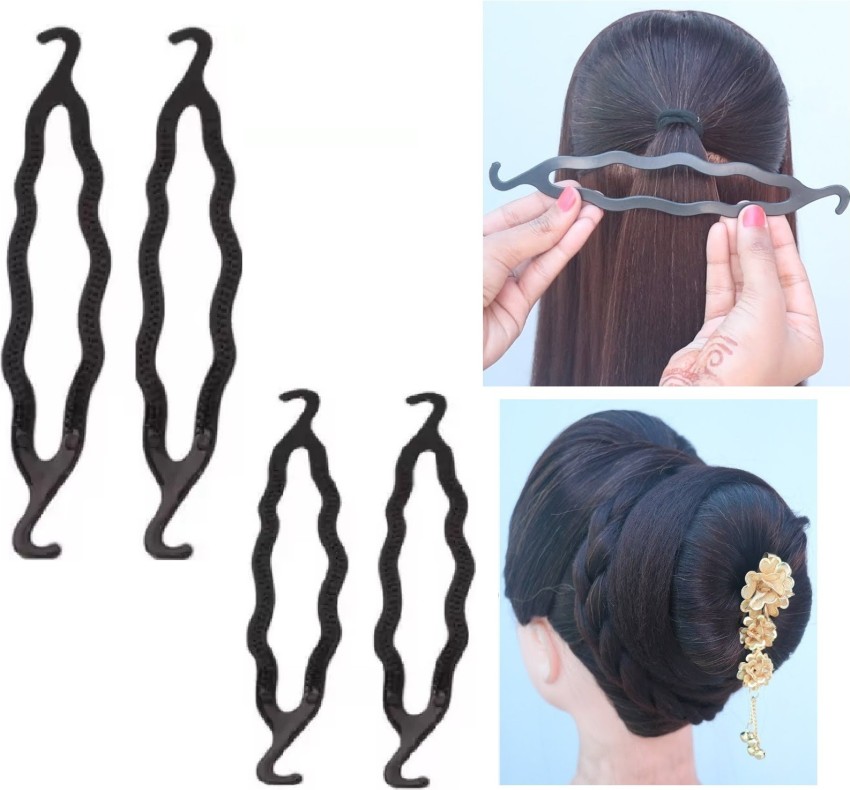 Chronex Pack of 6, Hair Styling Tool Kit Hair Loop Styling Tool / Ponytail  Maker Braid Extension Price in India - Buy Chronex Pack of 6, Hair Styling  Tool Kit Hair Loop