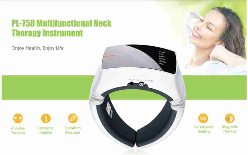 Electric Pulse Neck Massager, Cervical Vertebra Treatment Instrument,  Therapy Neck Pillow Massager