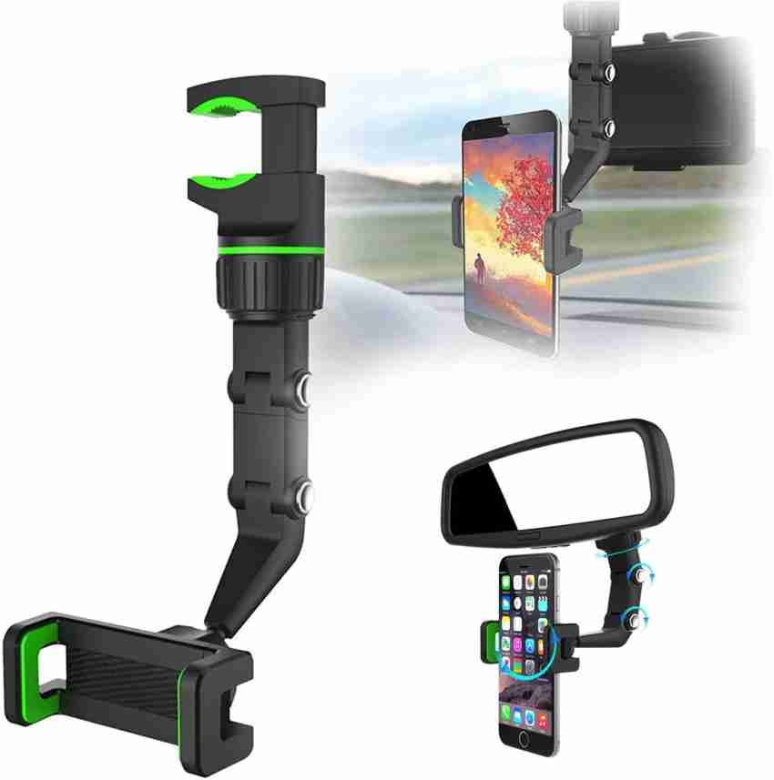 TECHGEAR New 360° Rearview Mirror Phone Holder, Multifunctional Car Phone  Mount Mobile Holder Price in India - Buy TECHGEAR New 360° Rearview Mirror Phone  Holder, Multifunctional Car Phone Mount Mobile Holder online