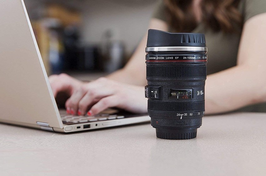 Camera lens hot sale thermos mug