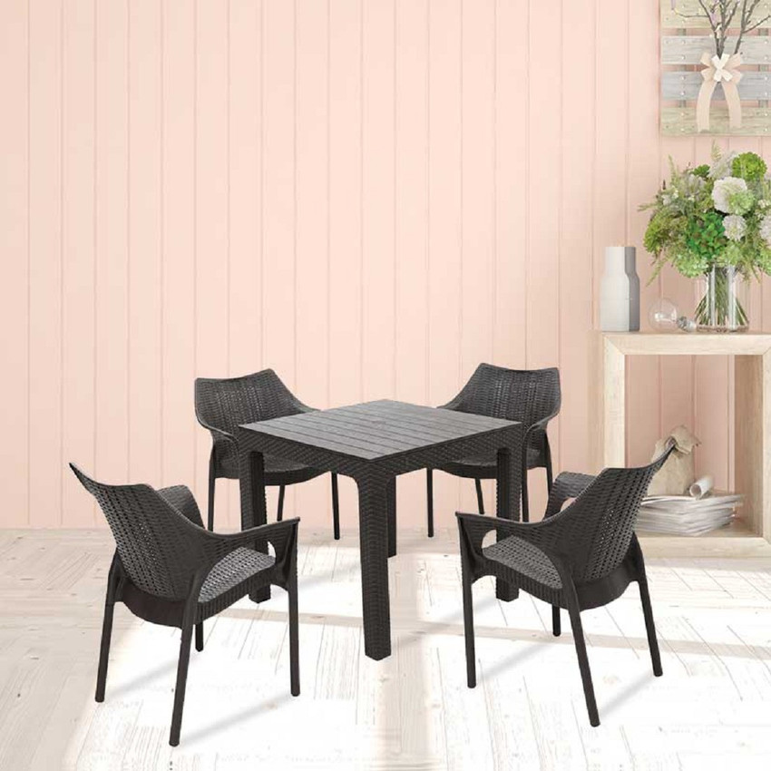 SUPREME PVT LTD Plastic Table Chair Set Price in India Buy