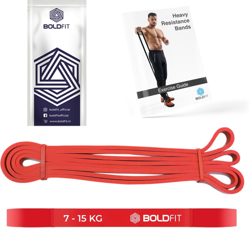 BOLDFIT Heavy Resistance Band For Exercise & Stretching Resistance Tube For  Men & Women Resistance Band