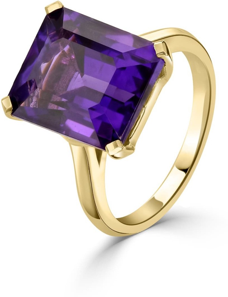 Purple stone store rings gold