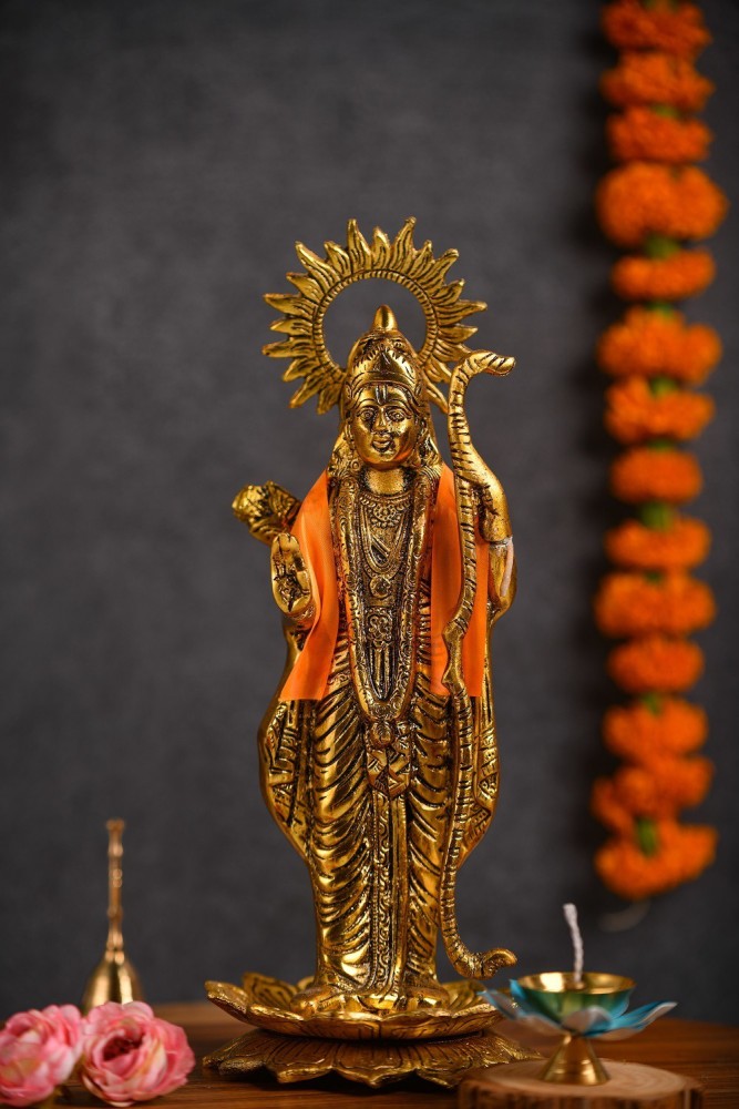 Fashion Bizz Handmade Metal Lord Shree Ram Statue/Idol for