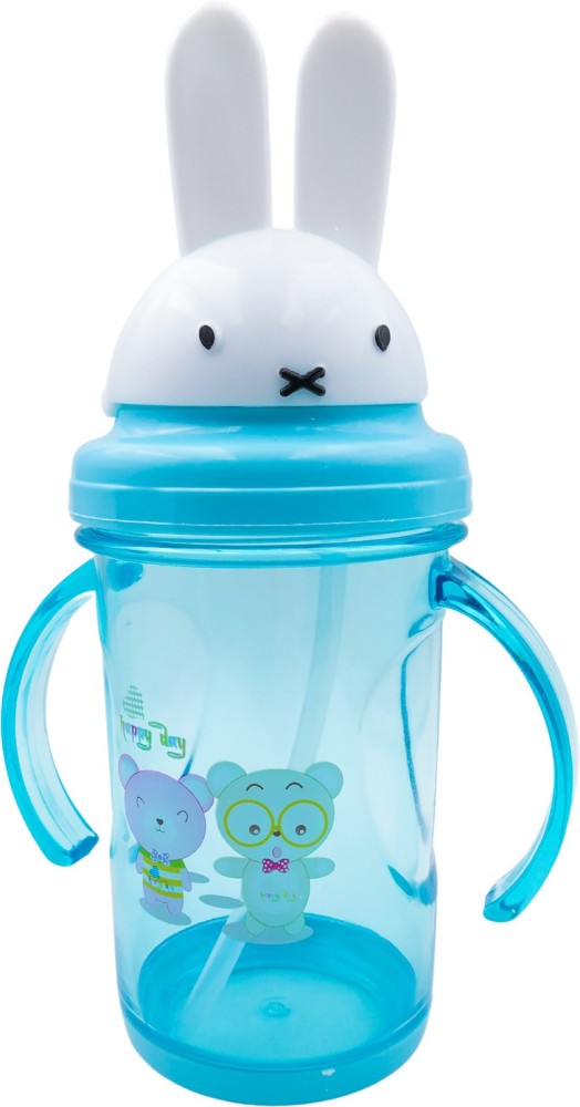 Te Quiti Baby sipper water bottle for kids rabbit design blue color bpa  free 1 sipper Price in India - Buy Te Quiti Baby sipper water bottle for  kids rabbit design blue