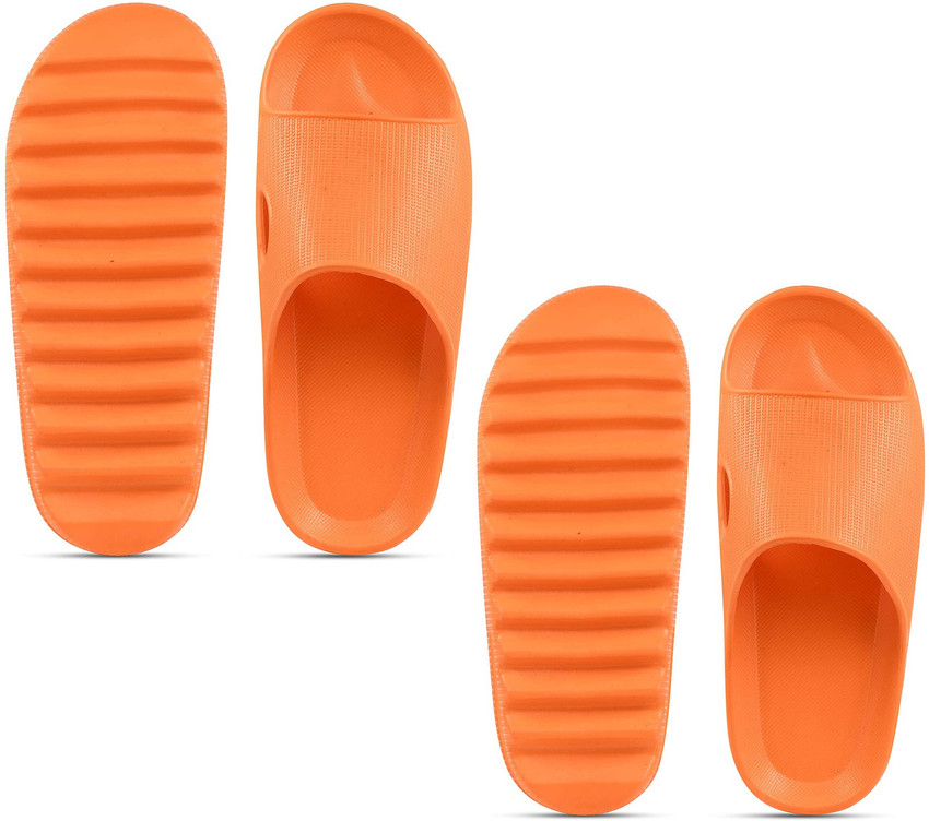 Orange slides mens sales