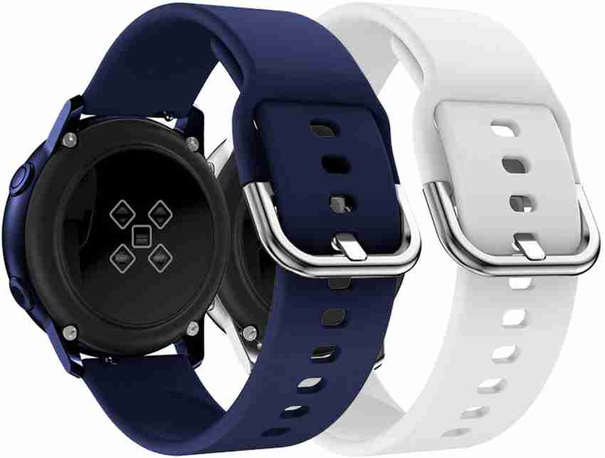 AOnes Pack of 2 Silicone 20mm Watch Strap for Samsung Galaxy Watch