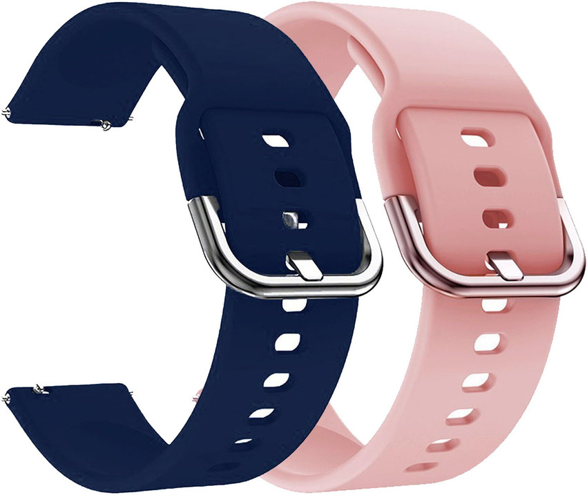 AOnes Pack of 2 Silicone Belt Watch Strap Metal Buckle for Noise Colorfit Pro 4 Max Smart Watch Strap Price in India Buy AOnes Pack of 2 Silicone Belt Watch