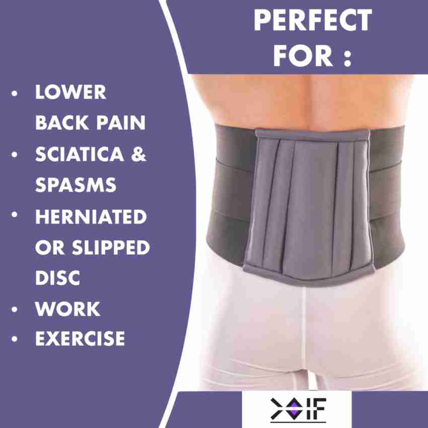COIF Lumbar Corset Lower Back Support Belt for Waist pain relief