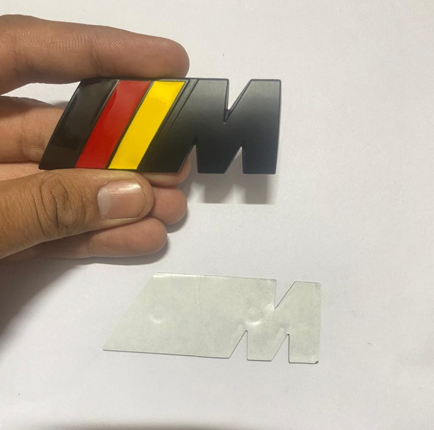 12pcs 3D Car Emblem Badge Sticker for BMW M,Upgrade India