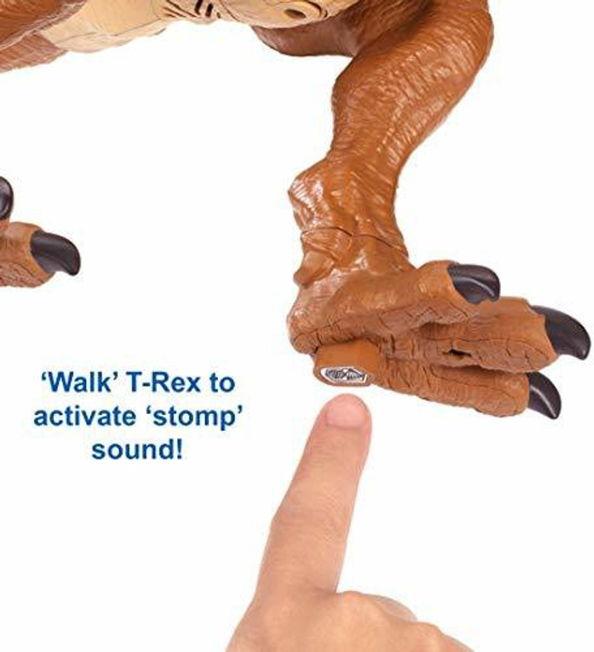 Jurassic World THRASH N THROW TYRANNOSAURUS REX Figure THRASH