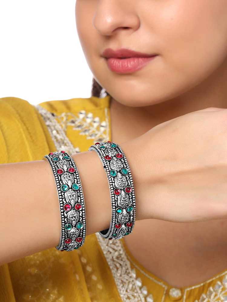Oxidised shop bangles flipkart