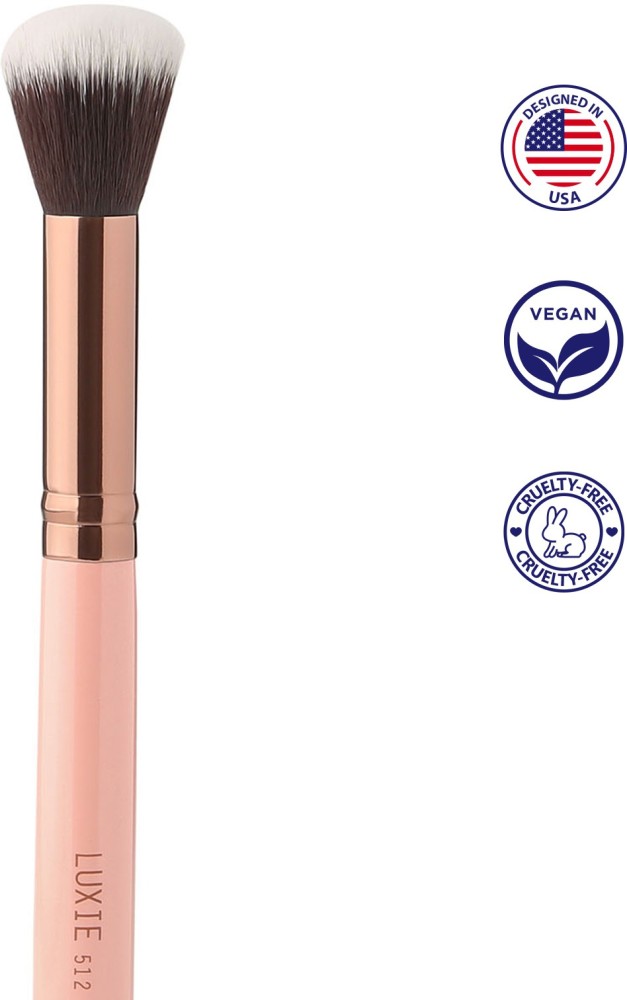 Luxie 512 Rose Gold Small Contouring Brush