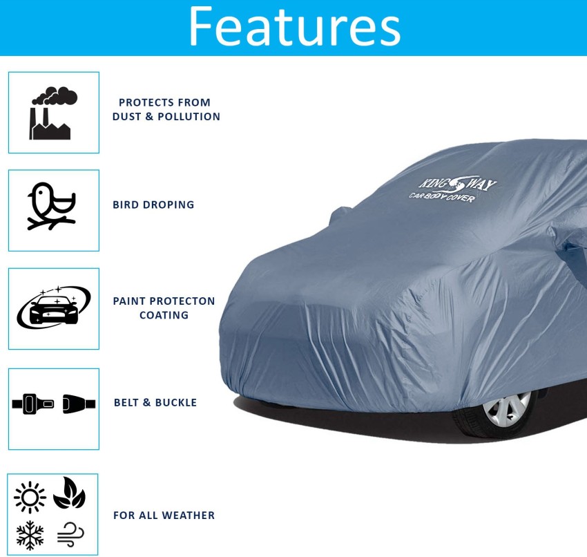 Kingsway Car Cover For Ford Figo (With Mirror Pockets) Price in India - Buy  Kingsway Car Cover For Ford Figo (With Mirror Pockets) online at