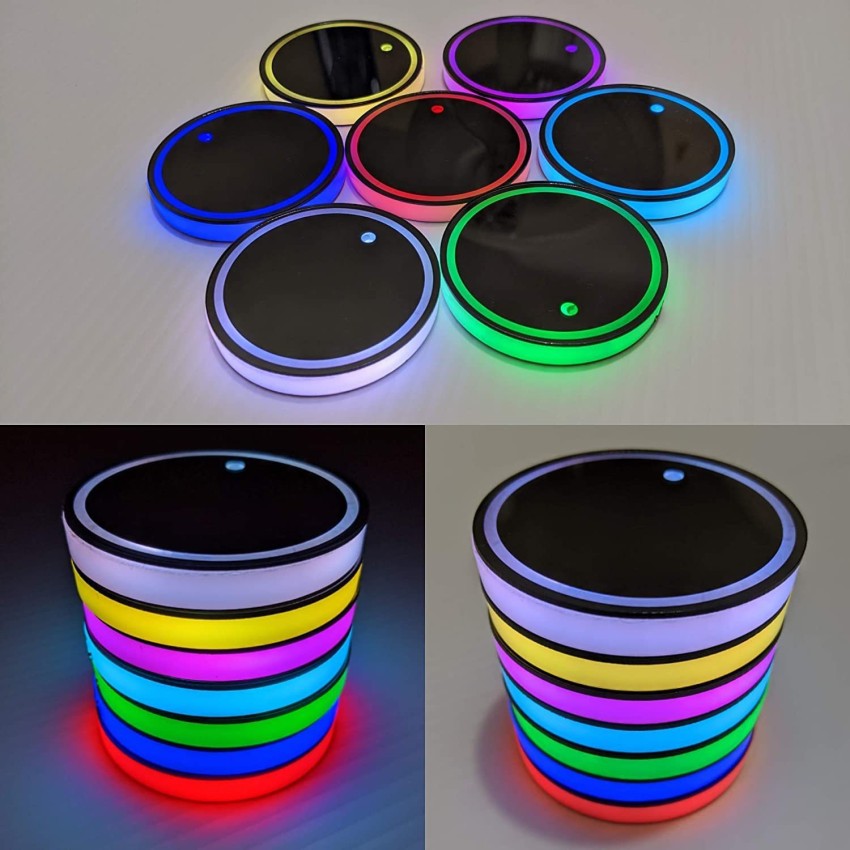 Led coasters for deals car