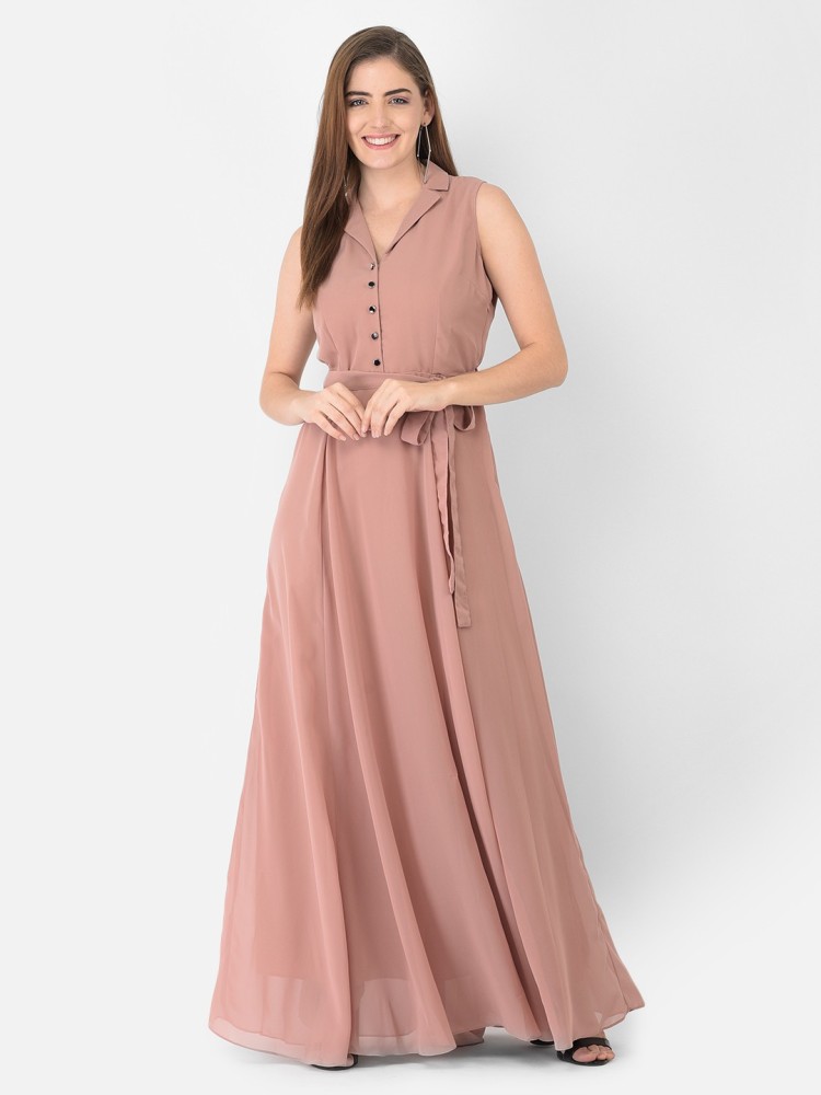 Eavan Women Maxi Beige Dress Buy Eavan Women Maxi Beige Dress